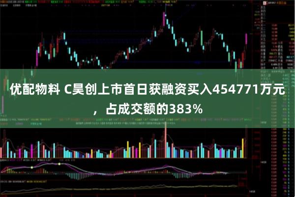优配物料 C昊创上市首日获融资买入454771万元，占成交额的383%